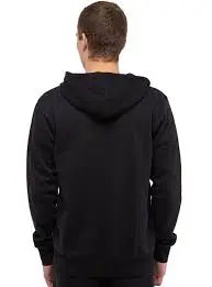 Polerón Converse Star Chevron Full Zip Hombre Negro Algodón
