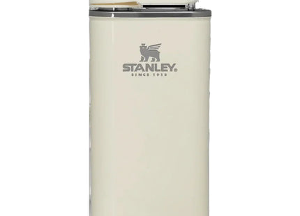 Petaca Stanley Wide Mouth Flask 236ml Crema Brillante Acero