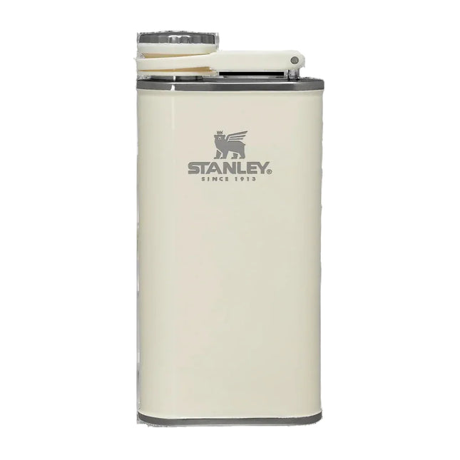 Petaca Stanley Wide Mouth Flask 236ml Crema Brillante Acero