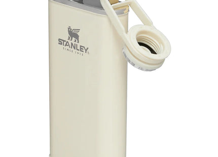 Petaca Stanley Wide Mouth Flask 236ml Crema Brillante Acero