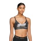 Top Mujer Nike Indy Shimmer Negro/Brillo