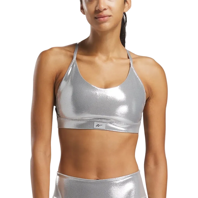 Top Mujer Reebok Lux Chrome Strappy Plateado