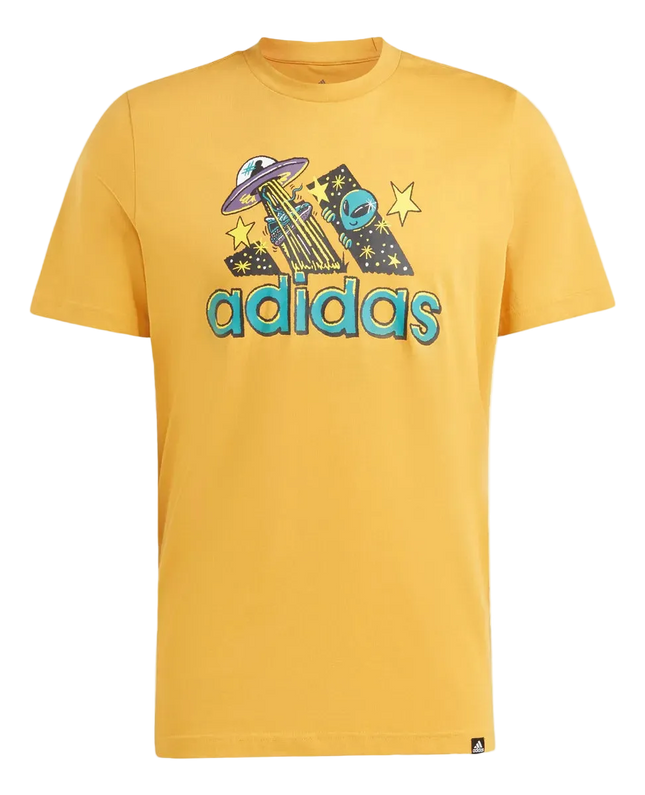 POLERA ADIDAS HOMBRE NARANJA DOODLE