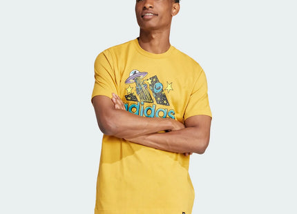 POLERA ADIDAS HOMBRE NARANJA DOODLE