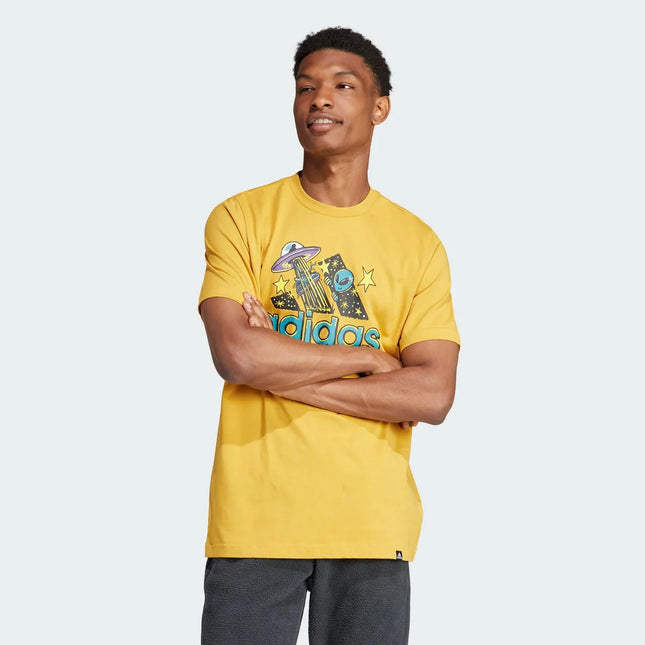 POLERA ADIDAS HOMBRE NARANJA DOODLE