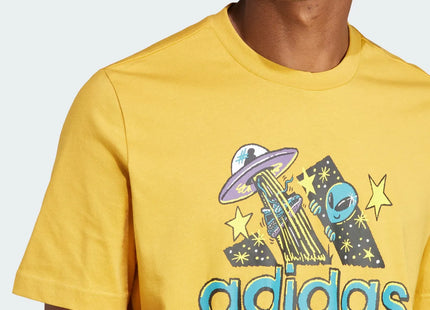 POLERA ADIDAS HOMBRE NARANJA DOODLE
