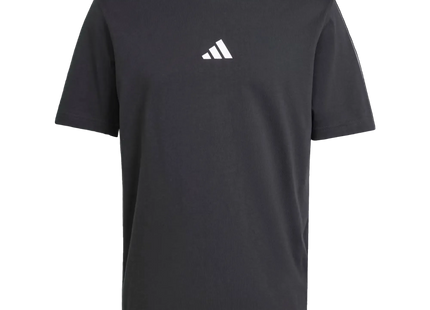 POLERA ADIDAS HOMBRE NEGRA LOGO BLANCO
