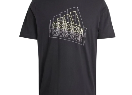 POLERA ADIDAS HOMBRE NEGRA TECH LOGO BOS