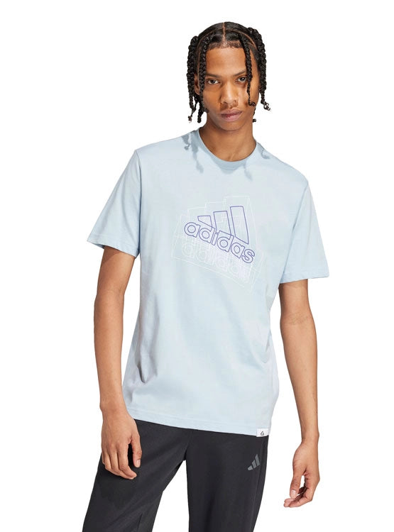 Polera Adidas M Tech Bos T Celeste