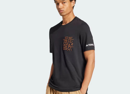 POLERA ADIDAS TERREX HOMBRE NEGRA POCKET