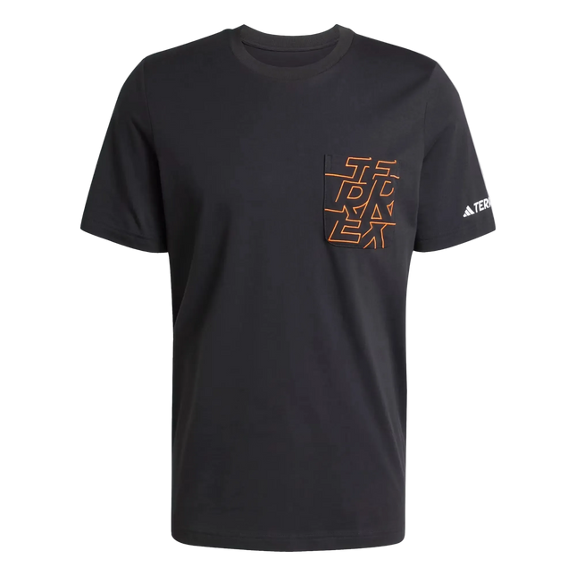 POLERA ADIDAS TERREX HOMBRE NEGRA POCKET