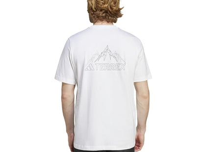 Polera Adidas Terrex Hombre Multi Blanca