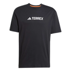 Polera Hombre Adidas Terrex Negra Logo Clásico