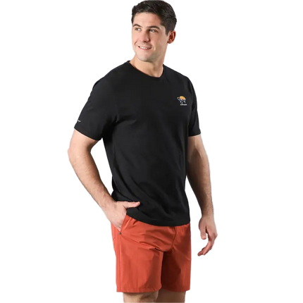 POLERA HOMBRE ANDESGEAR ÍCONO NEGRA