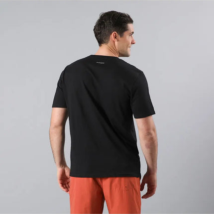 POLERA HOMBRE ANDESGEAR ÍCONO NEGRA