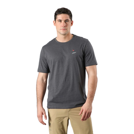 POLERA HOMBRE ANDESGEAR ÍCONO GRAFITO MELANGE