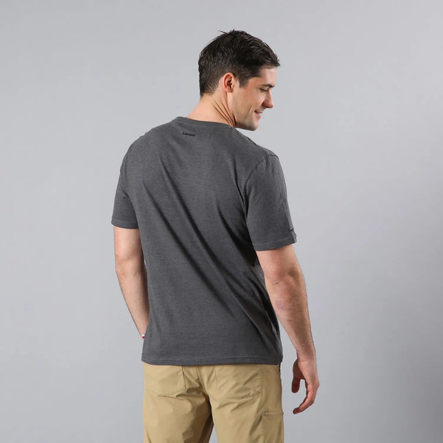 Polera Hombre Andesgear Icono Grafito Melange