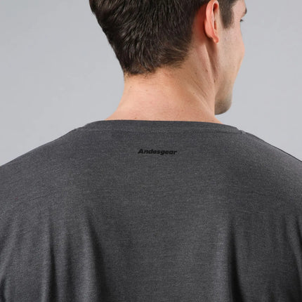 POLERA HOMBRE ANDESGEAR ÍCONO GRAFITO MELANGE