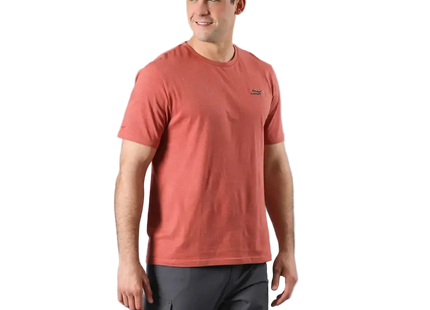 Polera Hombre Andesgear Icono Marsala Melange