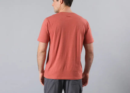 Polera Hombre Andesgear Icono Marsala Melange
