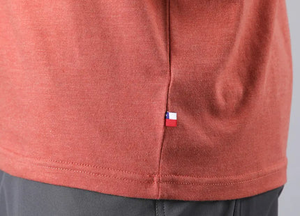 Polera Hombre Andesgear Icono Marsala Melange