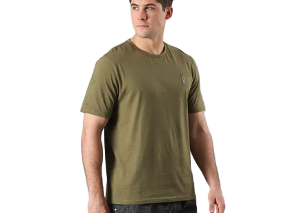 Polera Hombre Andesgear Ícono Mayfly Melange Oliva