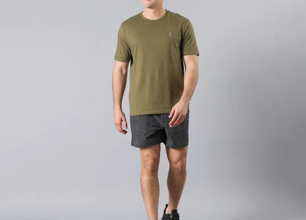 Polera Hombre Andesgear Ícono Mayfly Melange Oliva