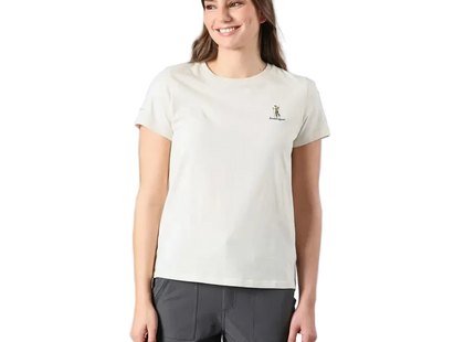 Polera Mujer Andesgear Icono Artic Wolf Melange