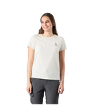 POLERA MUJER ANDESGEAR ICONO ARTIC WOLF MELANGE