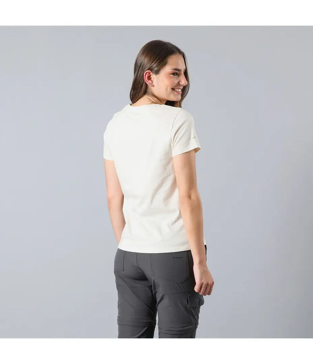 Polera Mujer Andesgear Icono Artic Wolf Melange