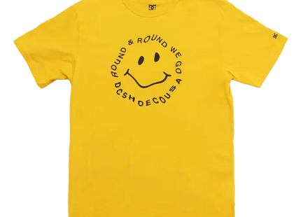 Polera Hombre DC Round We Go Mostaza