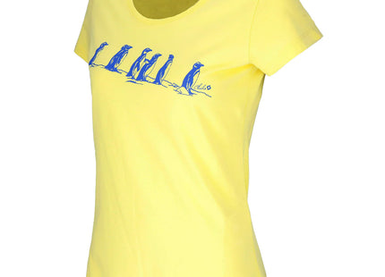 Polera Mujer Doite Pingüino Amarilla