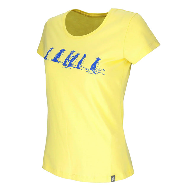 Polera Mujer Doite Pingüino Amarilla