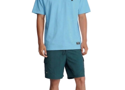 Polera Grizzly Embro OG Bear Hombre Celeste Skate Bordado
