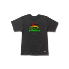 Polera Grizzly Praise Due Hombre Negro Amarillo Skate Algodón