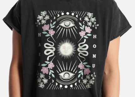 POLERA MUJER HAKA HONU GARZA NEGRA