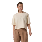 Lippi Polera Mujer Boulder Crop T-Shirt Crema
