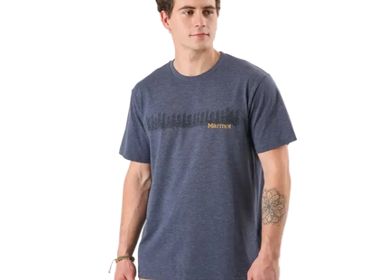 Polera Hombre Marmot Forest Tee Arctic Navy Heather