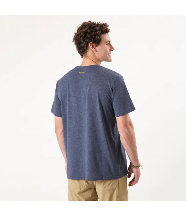 Polera Hombre Marmot Forest Tee Arctic Navy Heather
