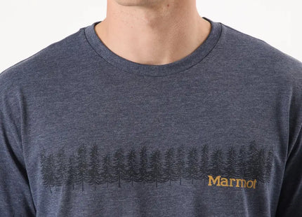 Polera Hombre Marmot Forest Tee Arctic Navy Heather