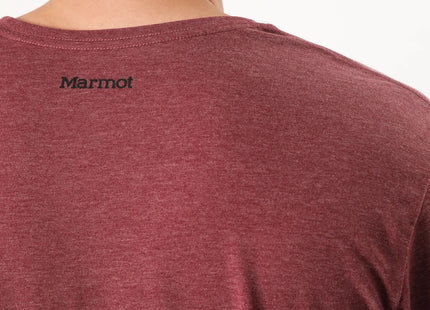 Polera Hombre Marmot Mountain Works Tee Burdeo Heather