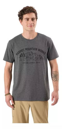 POLERA HOMBRE MARMOT MOUNTAIN WORKS TEE CHARCOAL HEATHER