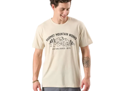 Polera Hombre Marmot Mountain Works Tee Nude Heather