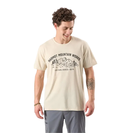 POLERA HOMBRE MARMOT MOUNTAIN WORKS TEE NUDE HEATHER