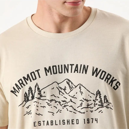 POLERA HOMBRE MARMOT MOUNTAIN WORKS TEE NUDE HEATHER