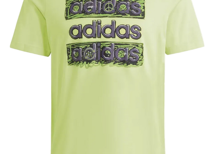 POLERA ADIDAS HOMBRE DOODLE VERDE