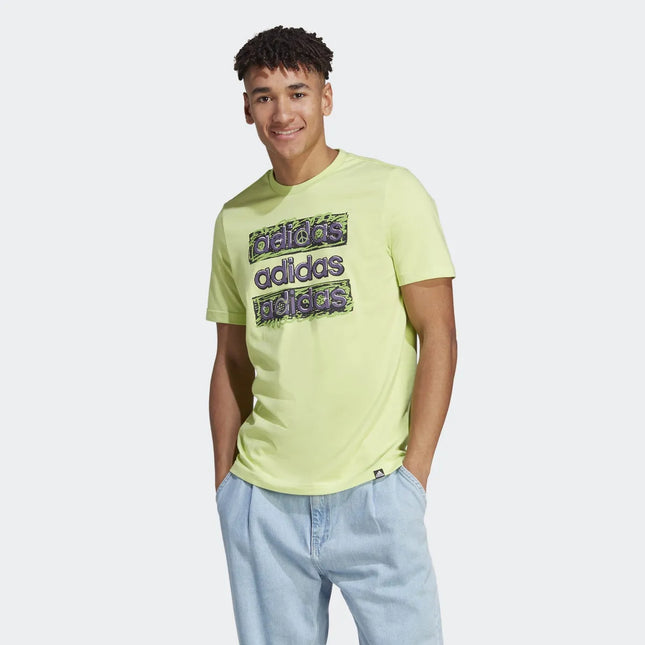 POLERA ADIDAS HOMBRE DOODLE VERDE