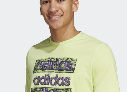 POLERA ADIDAS HOMBRE DOODLE VERDE