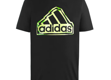 POLERA ADIDAS NEGRA HOMBRE BOS LOGO CLÁSICO 3 BARRAS