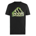 POLERA ADIDAS NEGRA HOMBRE BOS LOGO CLÁSICO 3 BARRAS